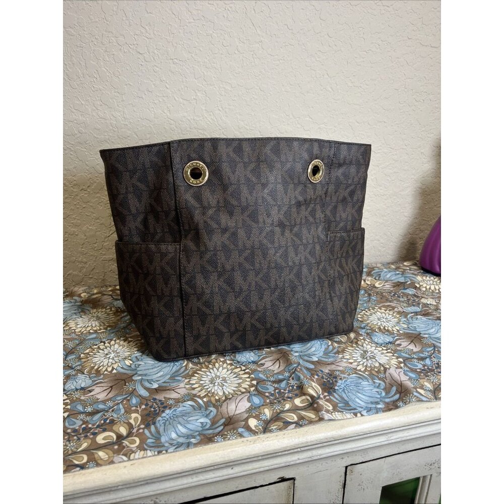 MICHAEL KORS Jet Set Signature Tote BAG PURSE Customizable-Needs Straps